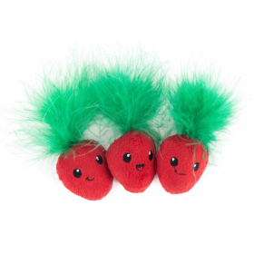 Catstages Strawbabies Cat Toy Pink 3pk