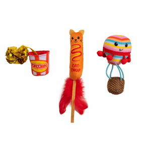 Catstages Pawrty Catnip Cat Toys 3 Pk