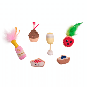 Catstages Purrsecco & Cupcakes Cat Toys 6 Pk