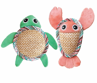 KONG(R) Tropics Pals Cat Toy 2pk