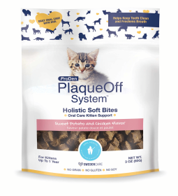 PlaqueOff Holistic Soft Bites CAT - Oral Care Kitten Formula