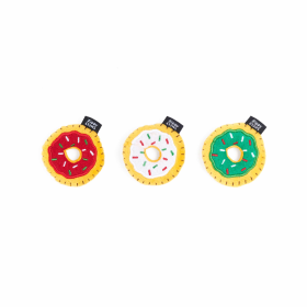 ZippyClaws Holiday Mini Donutz Cat Toy 3pk