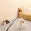 funny cat stick 1.8m super long carbon fiber fishing rod scratch resistant feather cat toy pet supplies - Color Feather