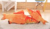 Cat toy;  imitation fish toy;  pet;  plush cat;  mint fish;  cat;  carp toy - Red carp - 20cm without zipper