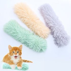 1Pc Plush Cat Pillow; Contains catnip and ringing paper; cat chew toys - Orange