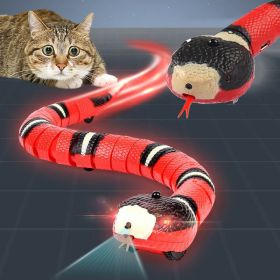 Smart Sensing Interactive Cat Toys For Indoor Cats; Automatic Obstacle Avoidance; Automatic Electronic Snake Cat Teaser Toys - USB Charging