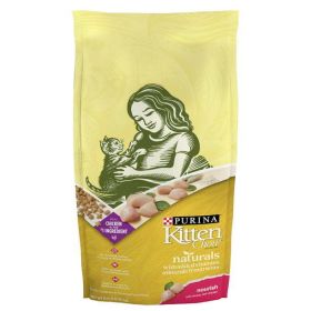 Purina Kitten Chow Naturals Savory & Real Chicken Dry Cat Food 6.3 lb Bag - Kitten Chow