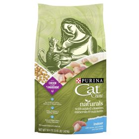 Purina Cat Chow Naturals Chicken & Turkey Dry Cat Food 2.2 lb Bag - Cat Chow