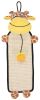 Pet Life Paw-Pleasant Eco-Natural Sisal And Jute Hanging Carpet Kitty Cat Scratcher With Toy - Brown / Yellow