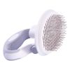 Pet Life 'Gyrater' Travel Self-Cleaning Swivel Grooming Pet Pin Brush - Default