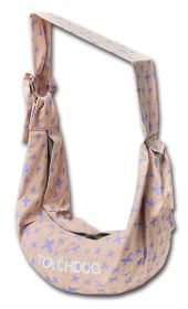 Touchdog 'Paw-Ease' Over-The-Shoulder Travel Sling Pet Carrier - Pink