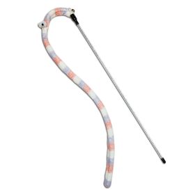 Touchcat Worm-Tail Designer Wand Cat Teaser - Pink