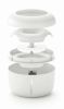 Pet Life 'Moda-Pure' Ultra-Quiet Filtered Dog and Cat Fountain Waterer - White