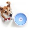 Pet Life 'Pud-Guard' Anti-Spill Floating Water and Food Bowl - Blue