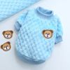 New Winter Pet Clothes; Cute Fleece Puppy Dress Warm Cat Coat; Pet Apparel; For Small & Medium Dogs - Apricot - S