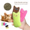 2pcs Funny Cat Pet Toys Molar Cleaning Cat Supplies Catnip Mini Plush Toys Fashion Stuffed Interactive Pet Companion Products - Brown - 2pcs