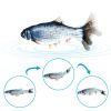 Pet Soft Electronic Fish Shape Cat Toy Electric USB Charging Simulation Fish Toys Funny Cat Chewing Playing Supplies Dropshiping - default