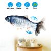 Pet Soft Electronic Fish Shape Cat Toy Electric USB Charging Simulation Fish Toys Funny Cat Chewing Playing Supplies Dropshiping - default