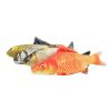 Pet Soft Fish Shape Cat Toy Simulation Fish Toys Funny Cat Chewing Playing Supplies - as the picture