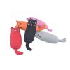 Cat Catnip Toys Playing Teeth Cleaning Plush Pillow Scratcher Pet Catnip Teeth Grinding Chew Toys - Gray