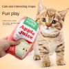 cat and dog paper making vocal toy; tear resistant paper making toys; soft machine washable plush dog toy - Original potato chips (orange)