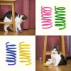 4pcs/set Puppy & Cat Spring Interactive Toys With Durable For Funny - Pack of 4