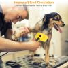 Self Cleaning Slicker Brush Pets Dogs Grooming Shedding Tools Pet Hair Grooming Remover - Yellow