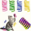 4pcs/set Puppy & Cat Spring Interactive Toys With Durable For Funny - Pack of 4