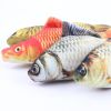 Pet Soft Fish Shape Cat Toy Simulation Fish Toys Funny Cat Chewing Playing Supplies - as the picture