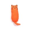 Catnip Toy; Cat Chew Toy Bite Resistant Catnip Toys; pack of 3; Catnip Filled Cartoon Mice Cat Teething Chew Toy - Orange