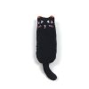 Catnip Toy; Cat Chew Toy Bite Resistant Catnip Toys; pack of 3; Catnip Filled Cartoon Mice Cat Teething Chew Toy - Black