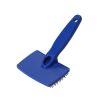 Pet Needle Combs Massage Pet Hair Remover Brush Cats Fur Cleaning Stainless Non-Slip Flea Chihuahua Pet Grooming Dog Supplies - Blue - S