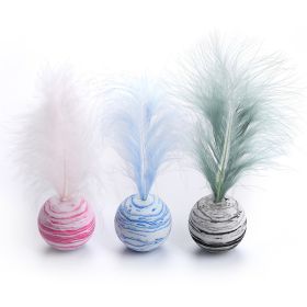 Pet cat feather throwing toy colorful starry sky amuse cat amuse cat amuse toy and interact