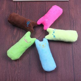 1pc Thumb Expression Bite Resistant Pet Toy Random Color