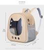 Cat backpack Light color transparent pet bag large space comfortable breathable cat backpack; Cat Backpack Carrier