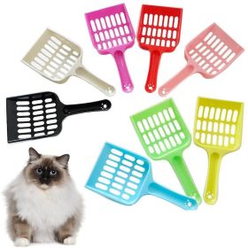 Cat Litter Scoop Pooper Scoopers Pets Litter Sand Shovel Pet Shit Artifact Dogs Shovel Pet Cleanning Tool (Color: Blue)