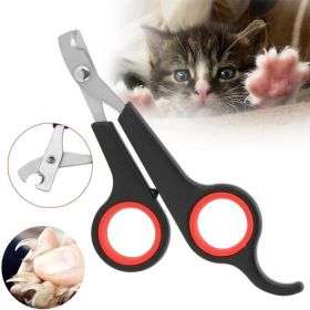 Pet Nail Claw Grooming Scissors Clippers For Dog Cat Bird Toys Gerbil Rabbit Ferret Small Animals Newest Pet Grooming Supplies (Metal color: sky blue&white)