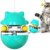 Orbital Ball Cat Play Toys; Ball Tumbler Cat Teasing Cat Stick; Interactive Cat Toys