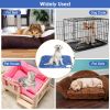 Pet Heating Pad Electric Dog Cat Heating Mat Waterproof Warming Blanket with Adjustable Temperature 0-12 Timer Digital Display Chewing-resistant