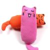 Rustle Sound Catnip Toy Cats Products for Pets Cute Cat Toys for Kitten Teeth Grinding Cat Plush Thumb Pillow Pet Accessories