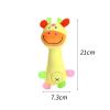 Cute Pet Plush Toy Chew Toy Smiley Pig Monkey Deer Molar Teeth Cleaning Cartoon Animal Pet Cat Supplies Toy Pet Supplies