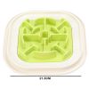 ABS Creative Dog Cat Feeders Anti Choke Food Separate Bowl Non-toxic Pet Plate Kitten Puppy Slow Eating Accessories