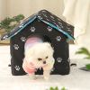 Stray cat and dog removable and Waterproof house; The best gift for a stray cat and dog; pet cage; removable and washable tent