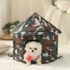 Stray cat and dog removable and Waterproof house; The best gift for a stray cat and dog; pet cage; removable and washable tent