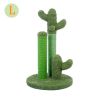 Pet Supplies Cute Cactus Tree Pet Cat Toy  With Ball Scratching Post