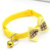 Bowknot Cat Collars; Pet Collar With Bell & Buckle; Cute Pet Supplies For Decoration